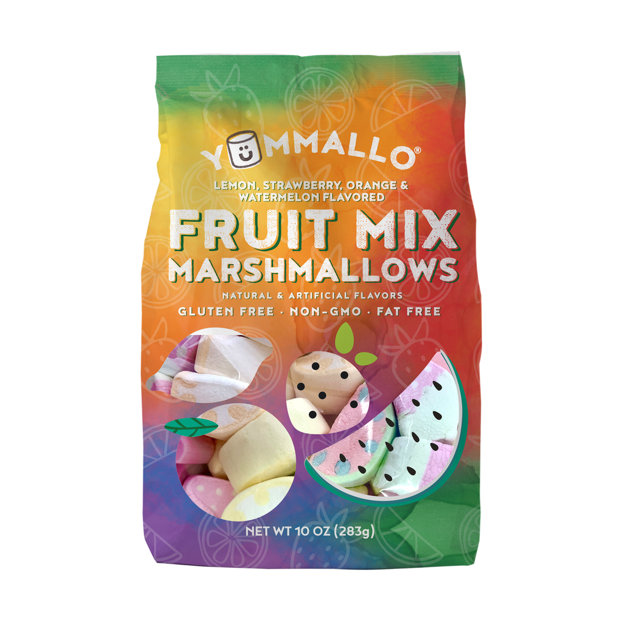 Mini Assorted Fruit Flavored Marshmallows